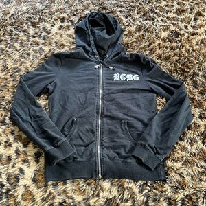 BCBG Black Hoodie with Logo